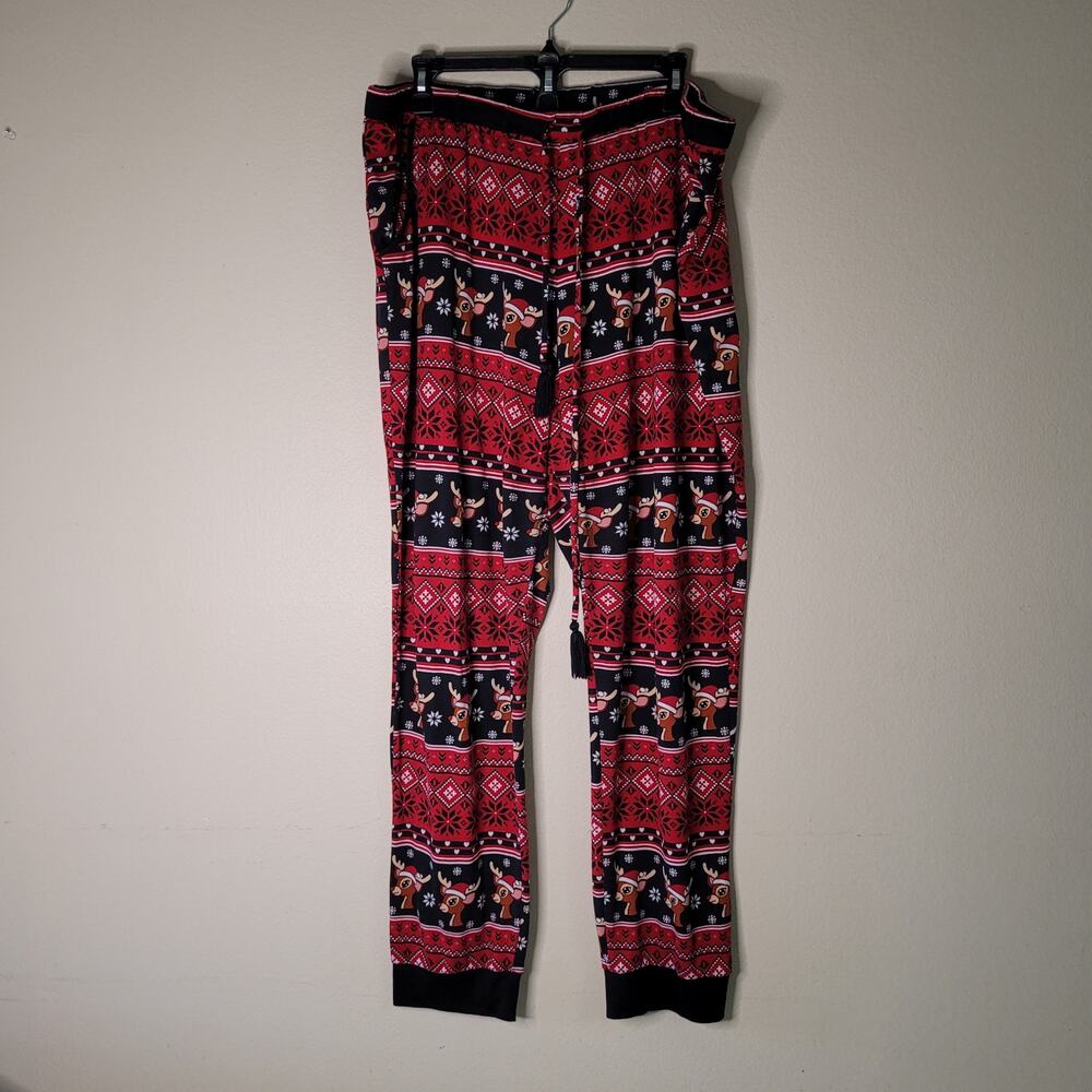 Cozy Rudolph Christmas Pajama Pants - Festive 2XL Comfort